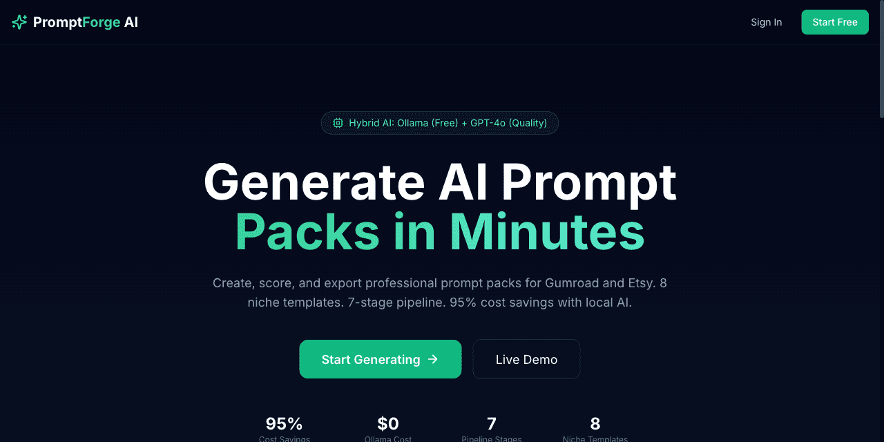 PromptForge AI